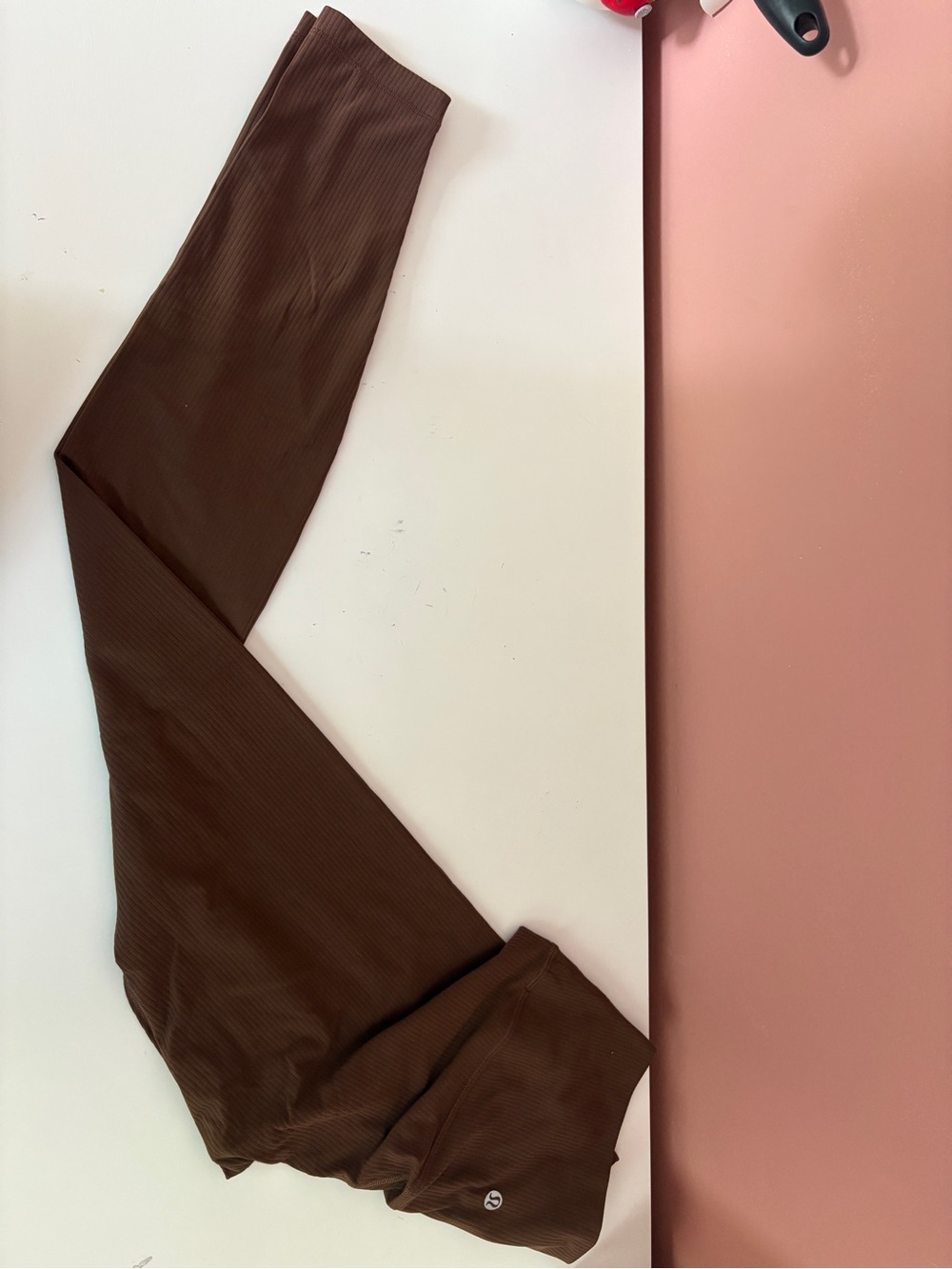 lululemon athletica Ribbed Leggings in Brown